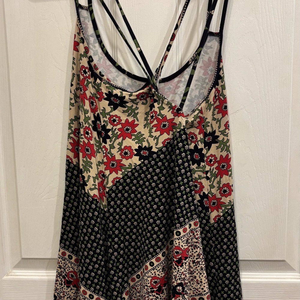 ASOS Asymmetrical Black and Cream Camisole